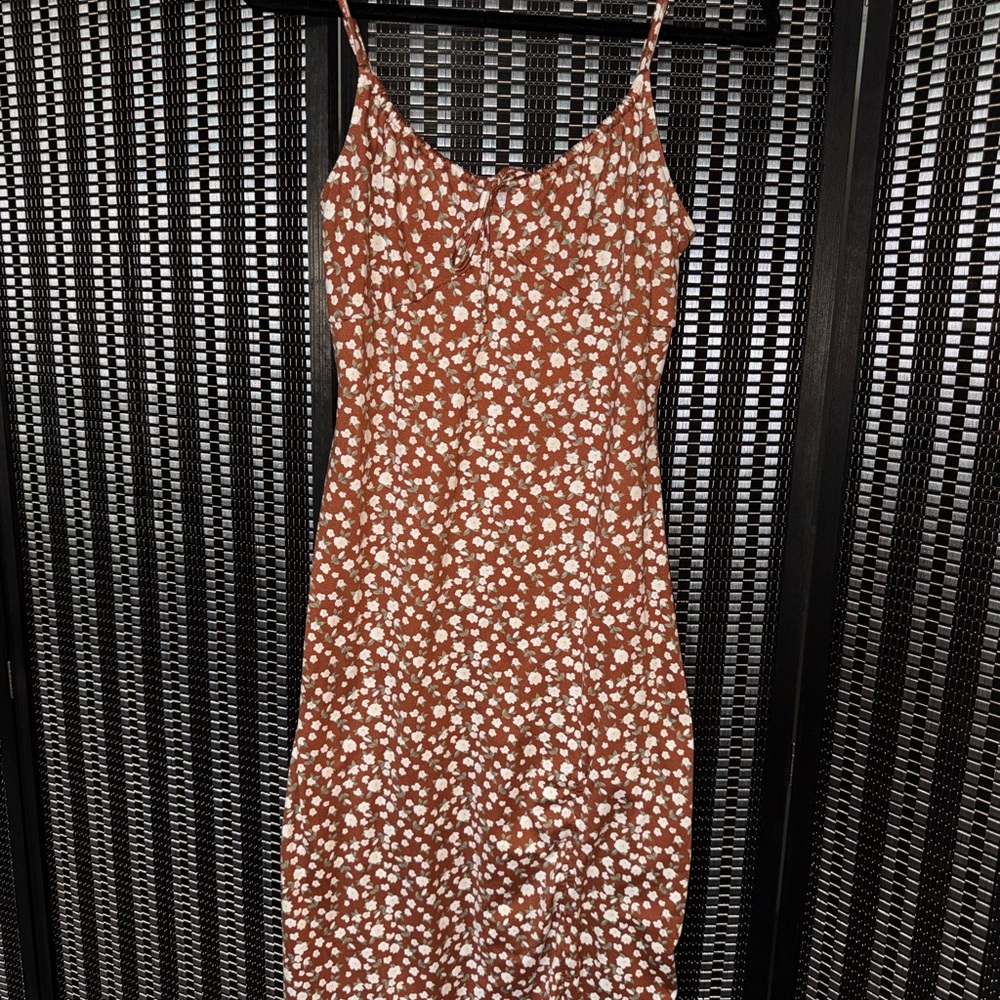 Baron and Floral Spaghetti Strap Hollister dress